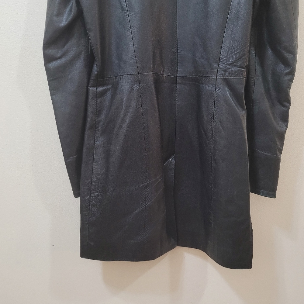 Dimitri long leather jacket - Picture 9 of 10